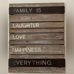 Wood and Metal Wall Decor